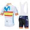 Completo Maglia + Pantaloncino con bretelle 2020 Movistar Team N002